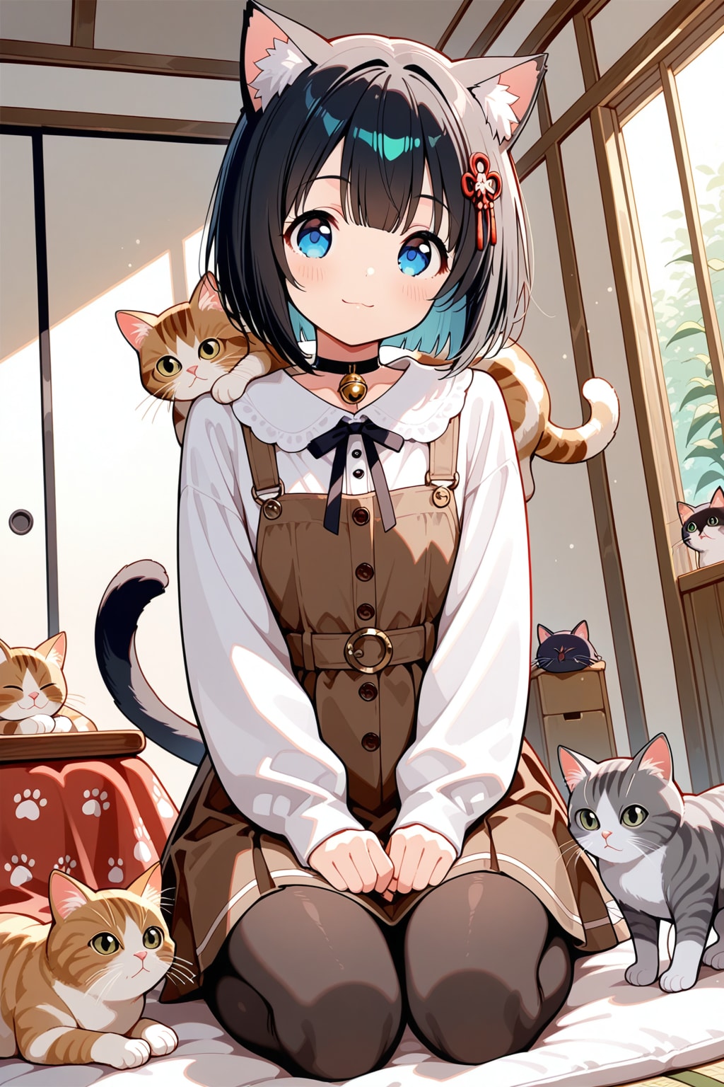 クロミナとにゃんこの集い