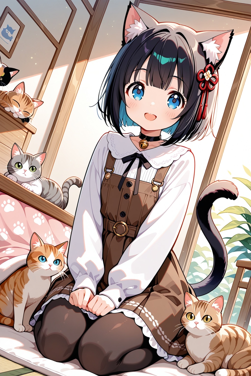 クロミナとにゃんこの集い