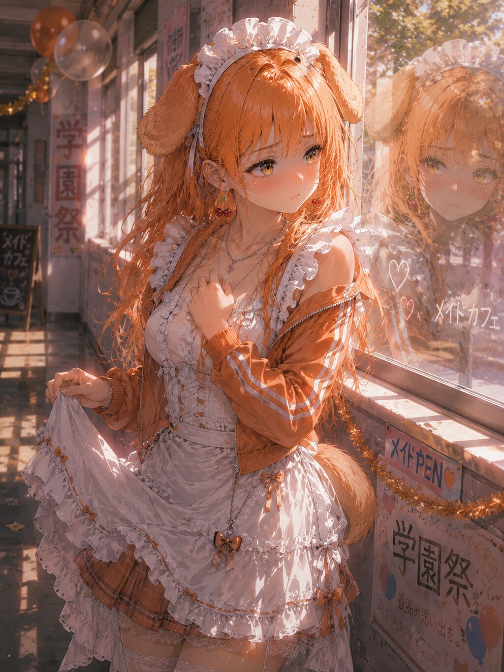 堕ち姫は、ガラス越しに本当の気持ちを透かせる。