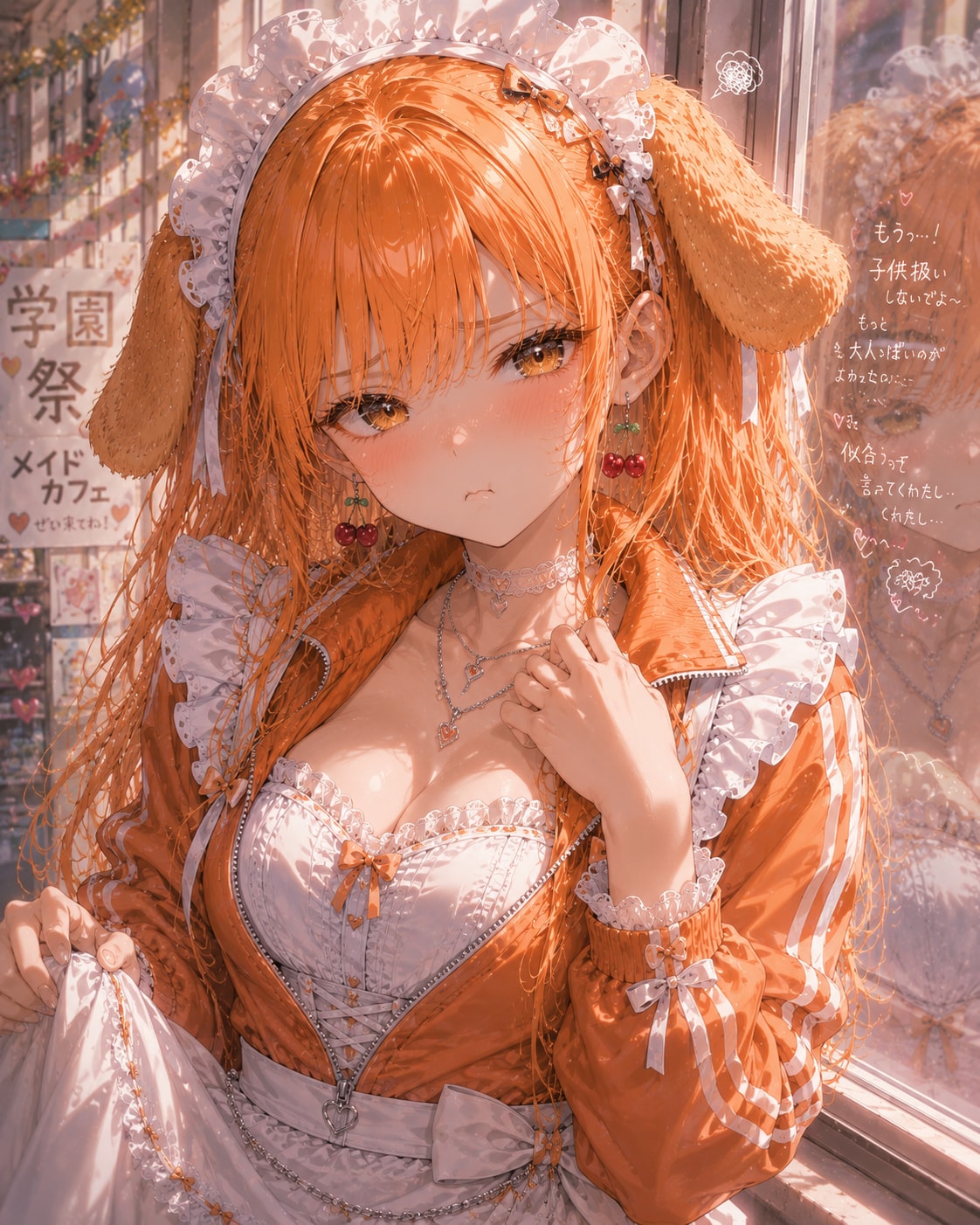 堕ち姫は、ガラス越しに本当の気持ちを透かせる。 | の人気AIイラスト・グラビア