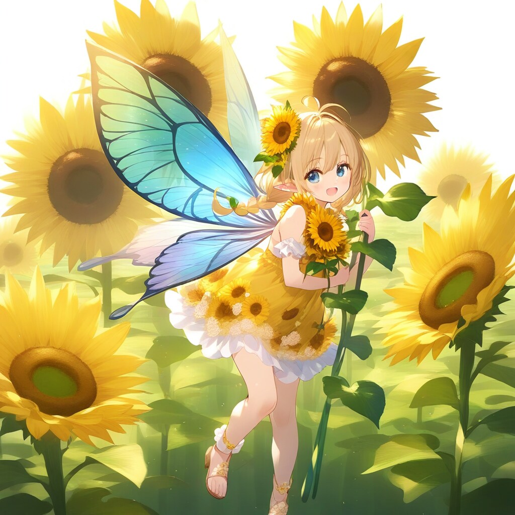 ひまわり畑の妖精−WAVE