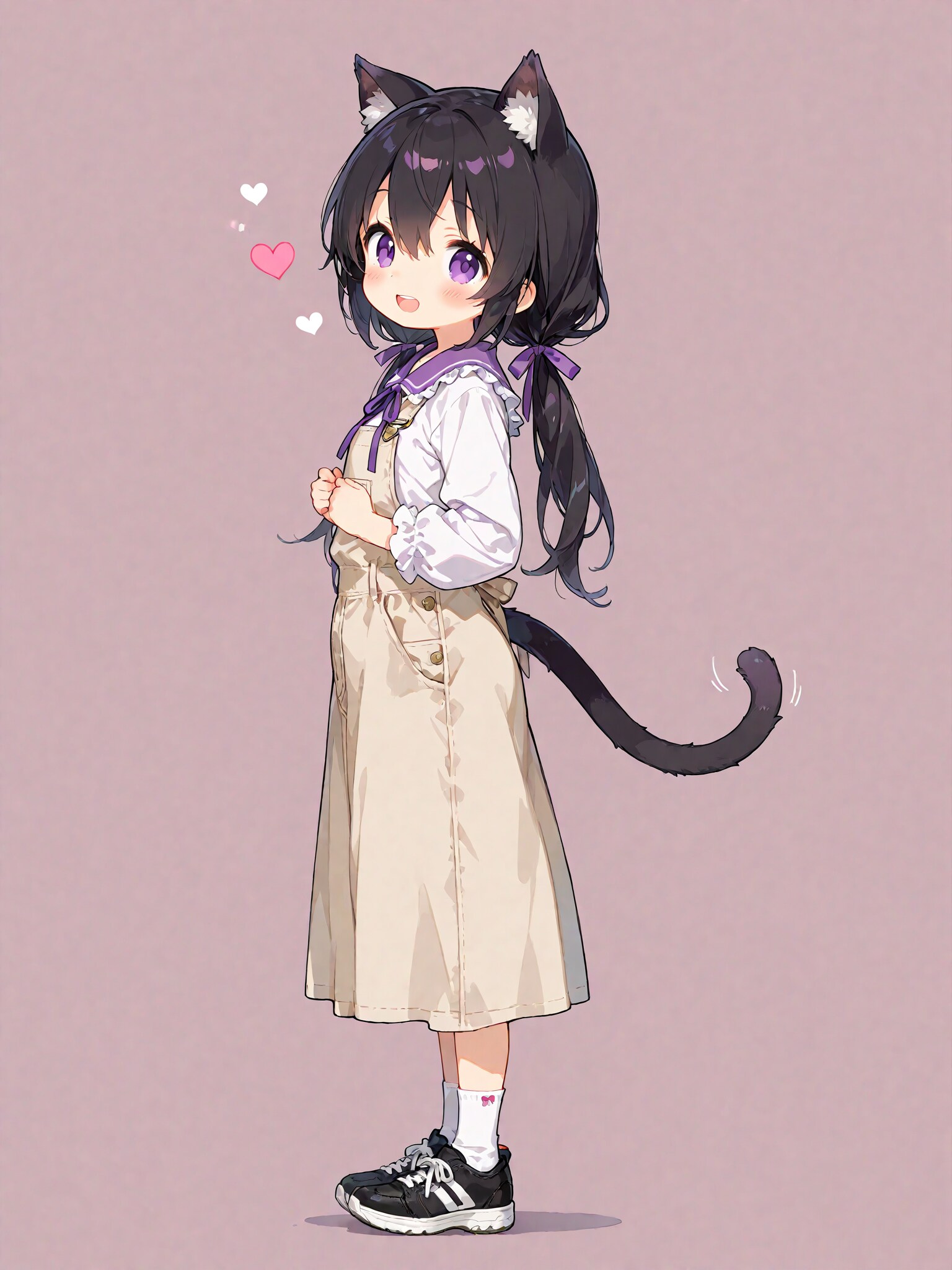 猫娘　ポーズ習作１