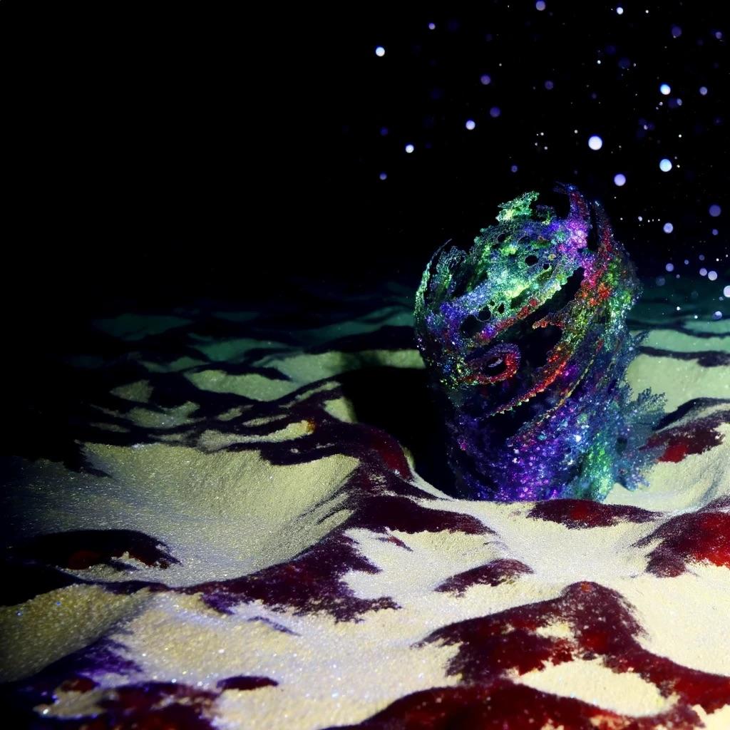 極彩色の深海生物