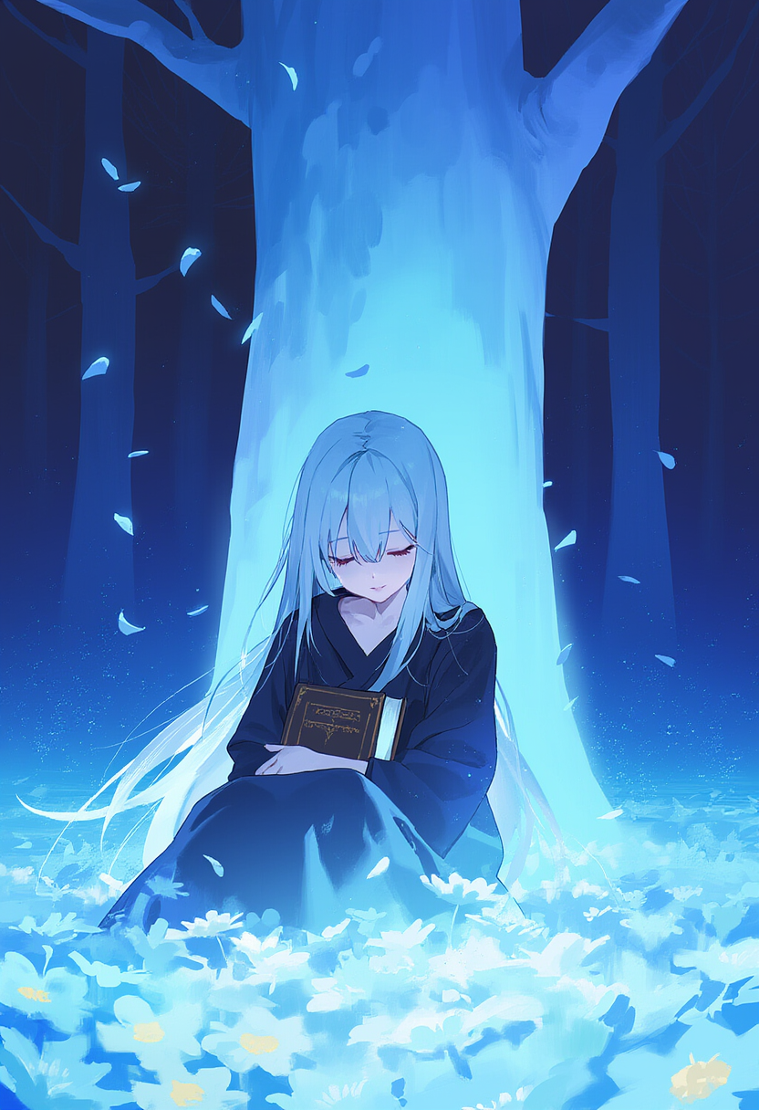 静かな森。