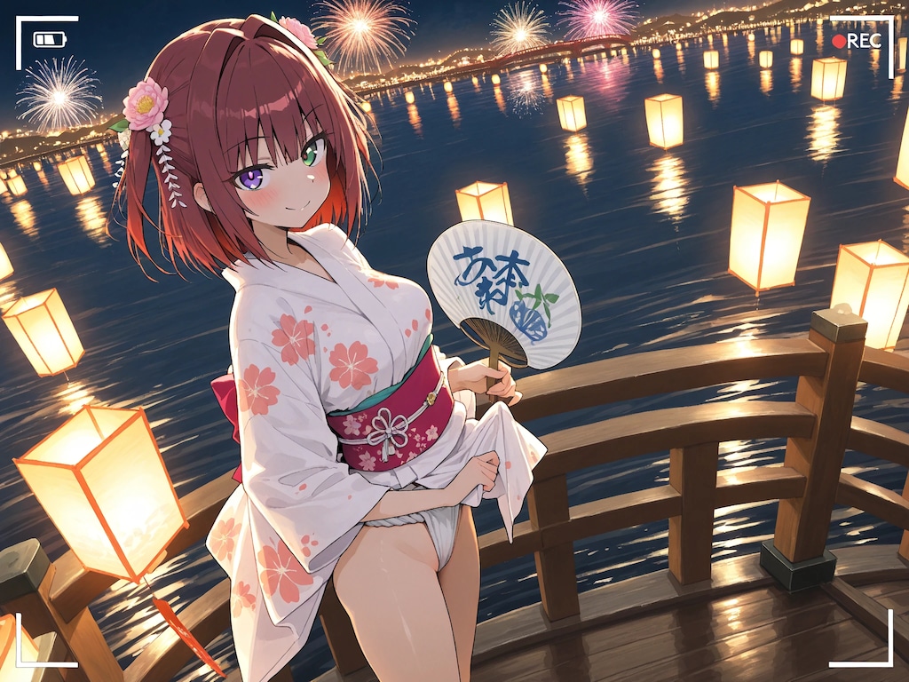 お祭りに参加するKIRISHIMAのメンバー達とISRW☆