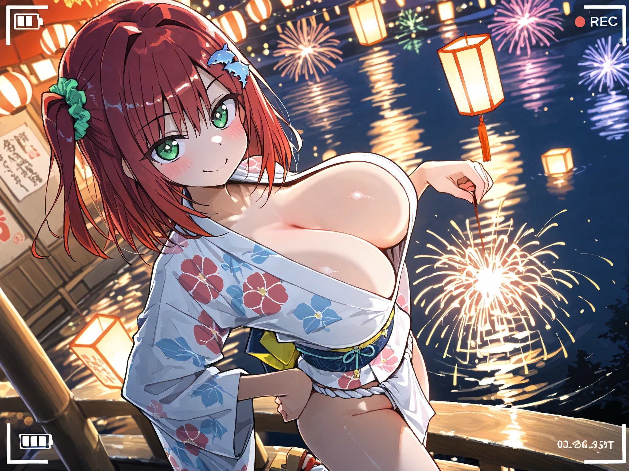 お祭りに参加するKIRISHIMAのメンバー達とISRW☆