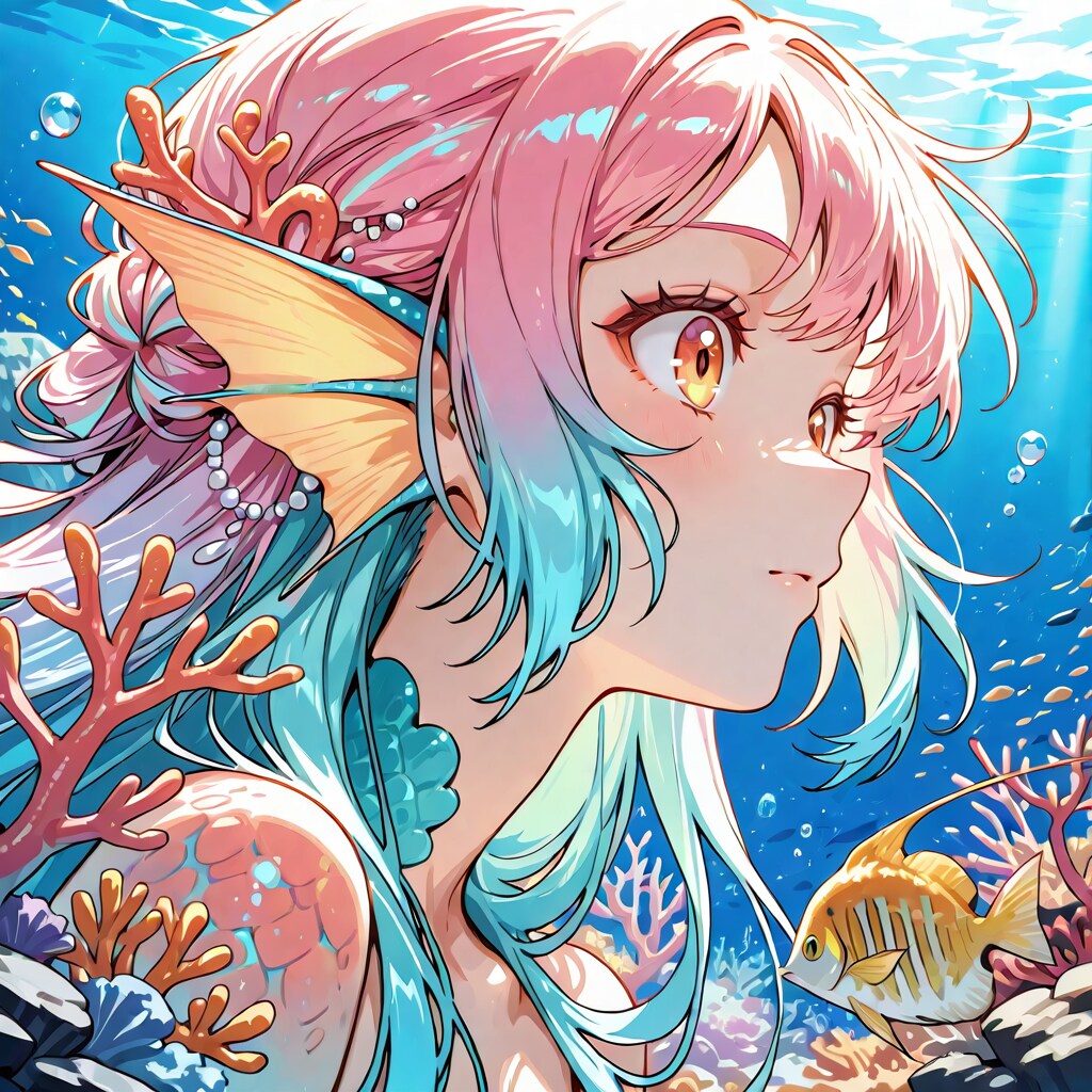 淡く光る海 | の人気AIイラスト・グラビア