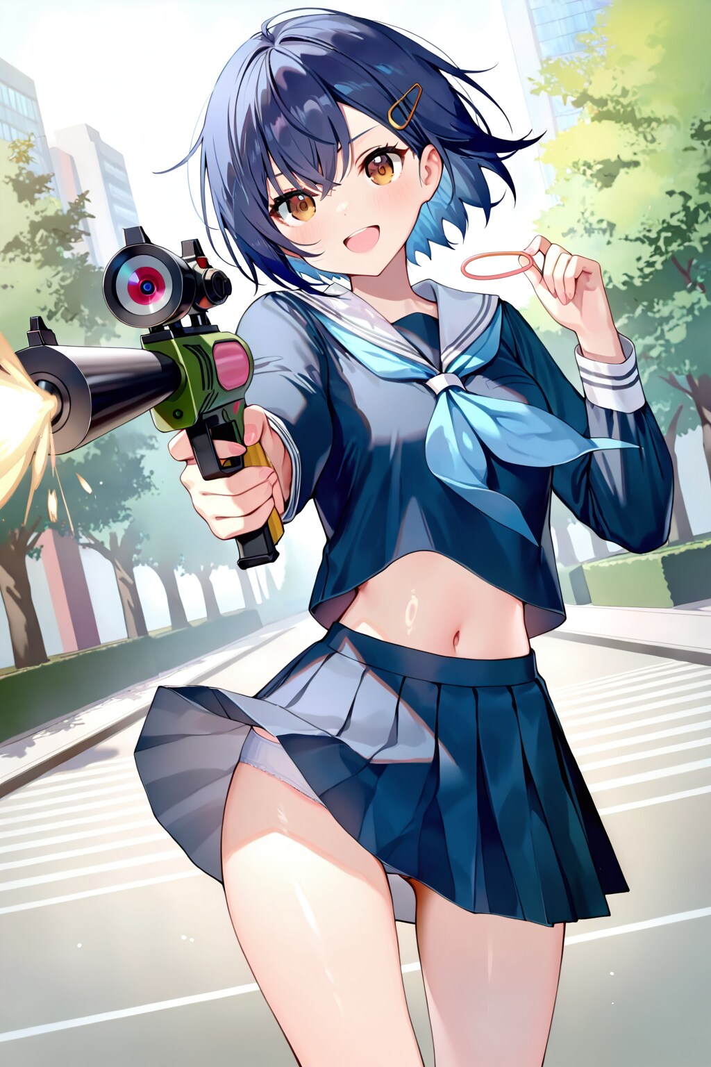 LILACさんと輪ゴム鉄砲