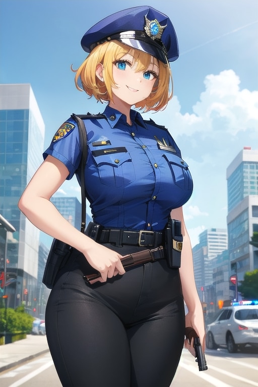 警察官 | の人気AIイラスト・グラビア