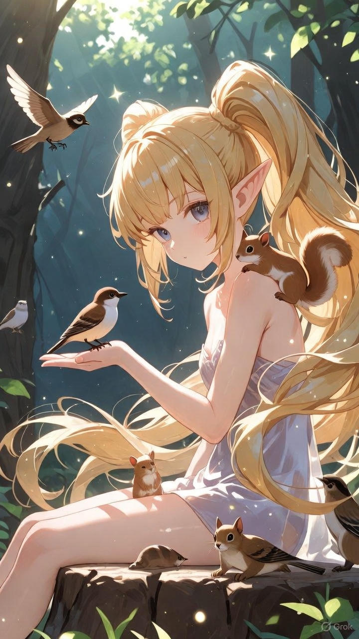 エルフの少女