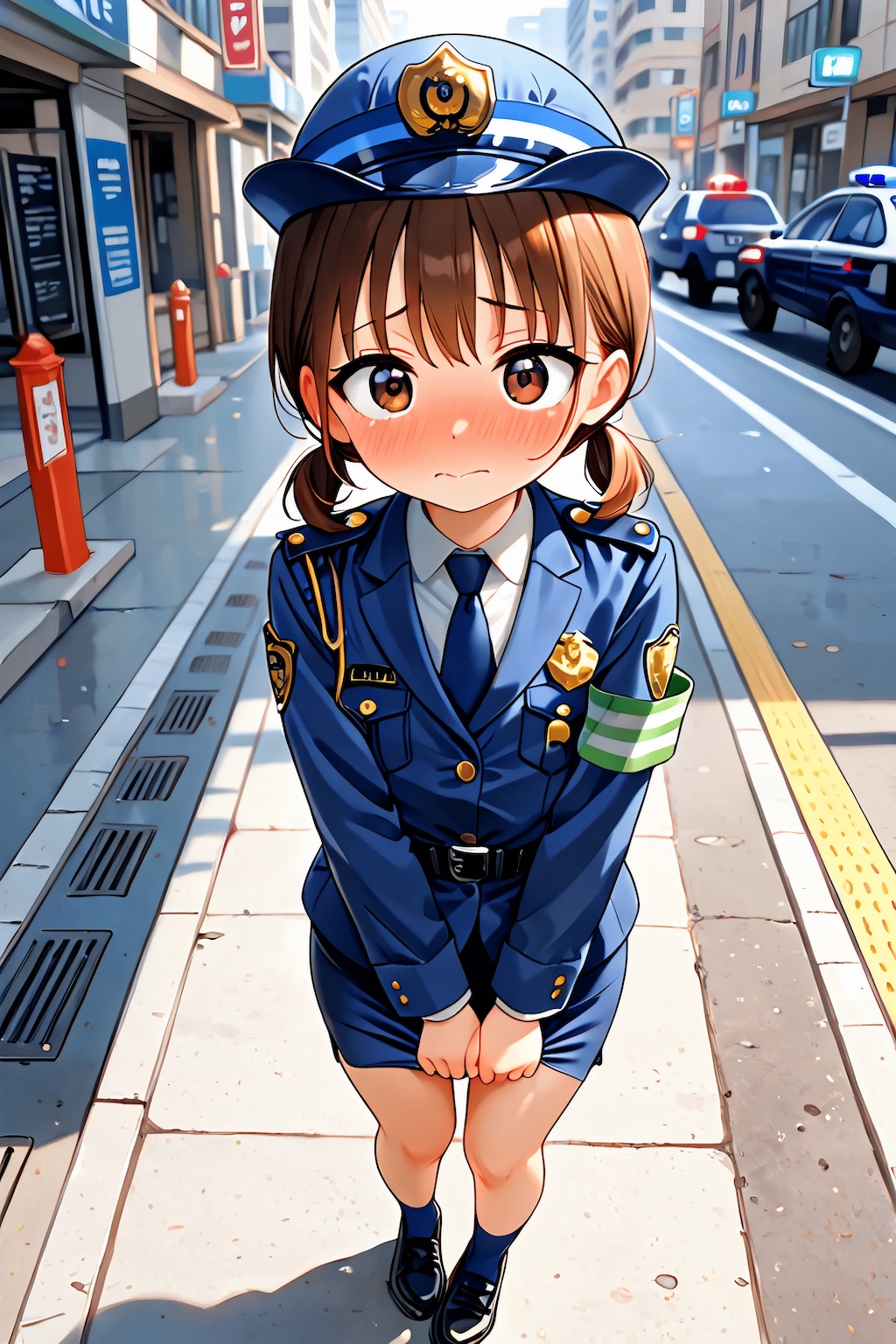 交通課のミニスカloli-copちゃん