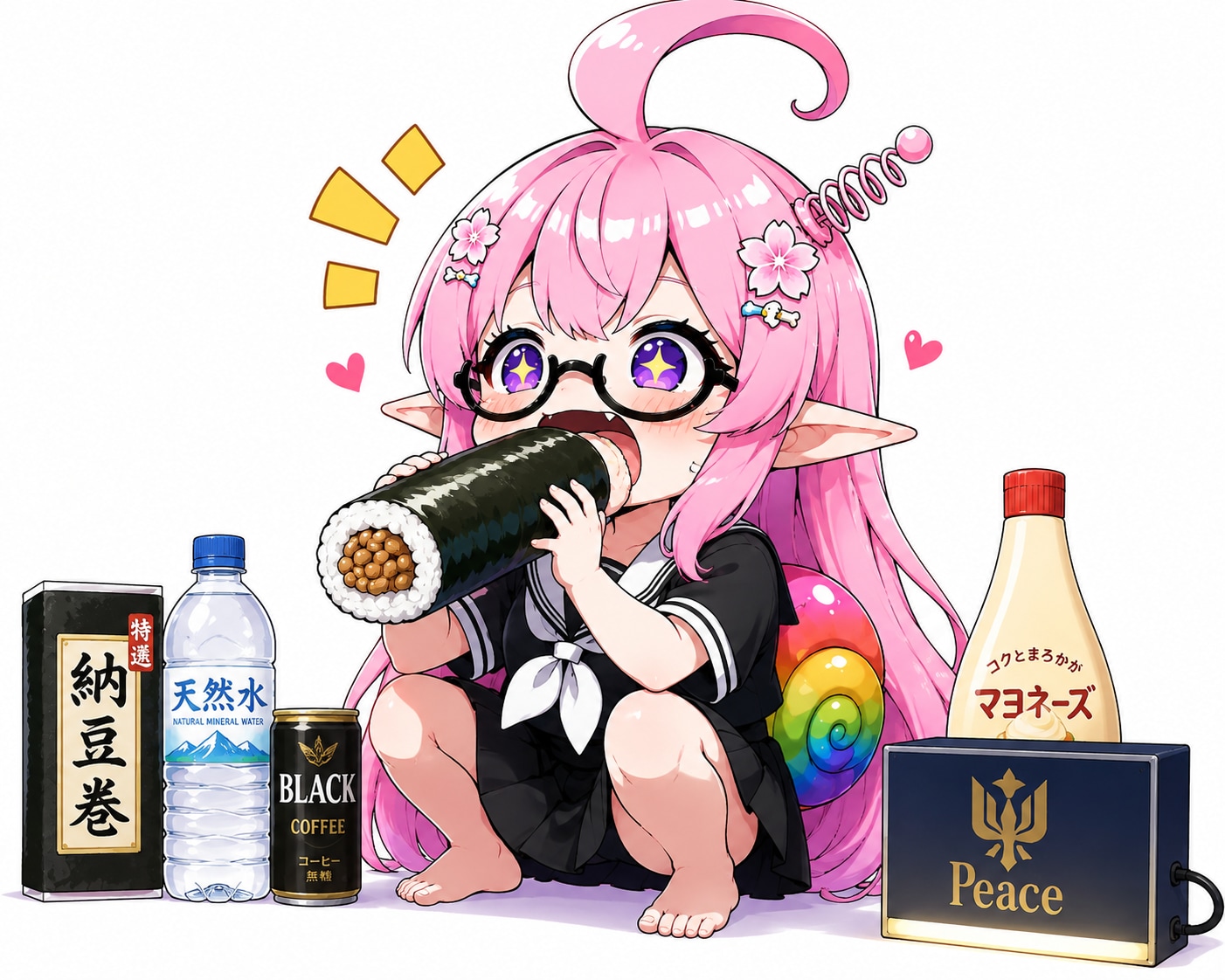 今日は納豆巻き確保できました