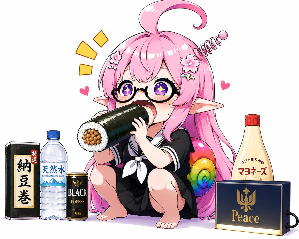 今日は納豆巻き確保できました