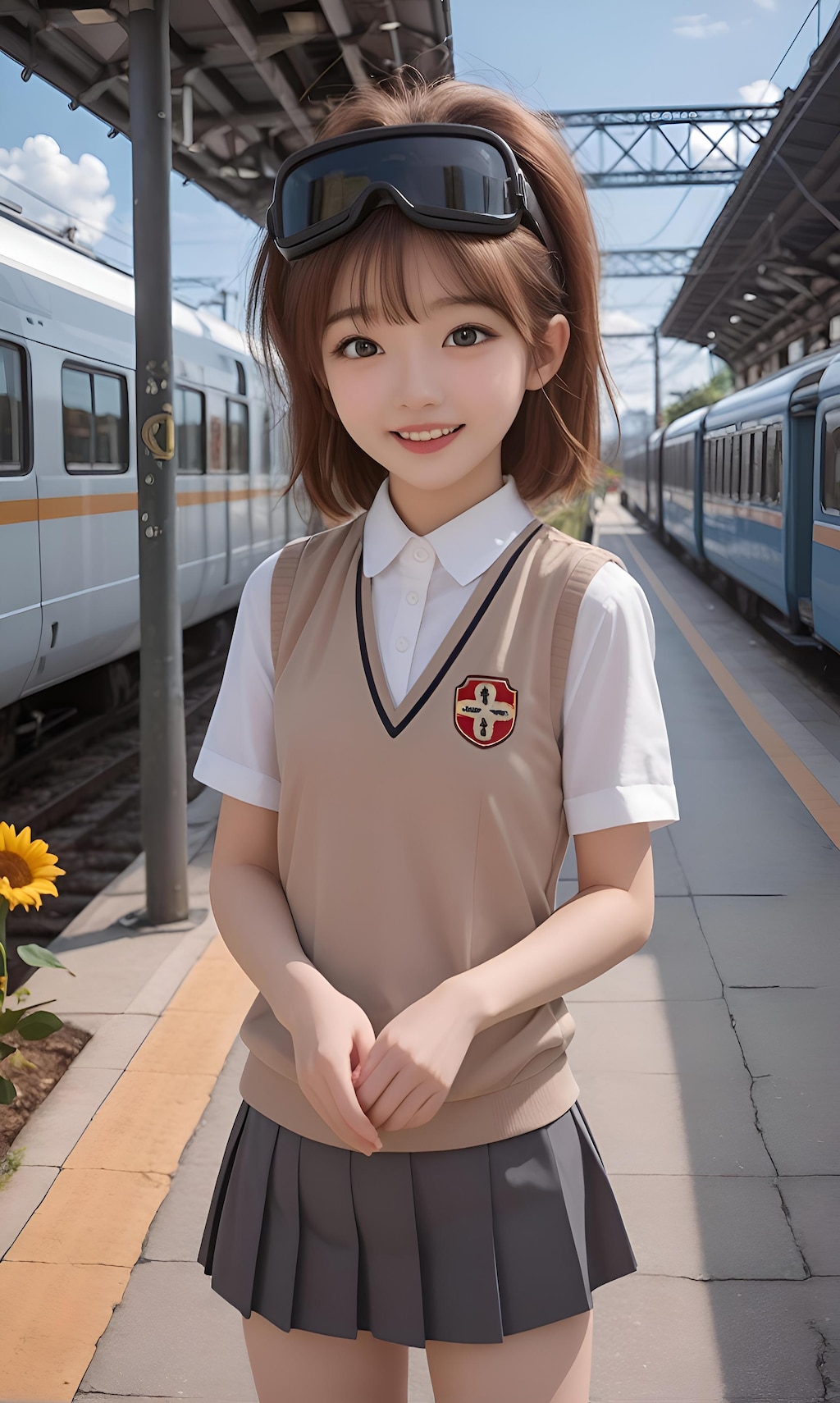 禦坂妹(とある)風な女性①