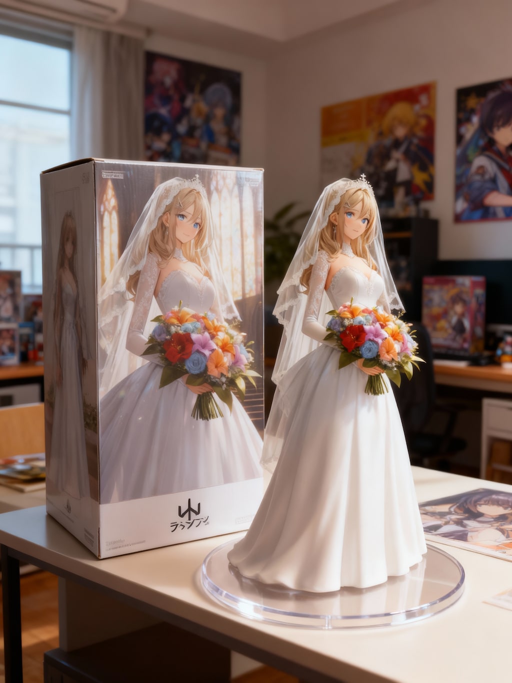 フィギュア化　ーウェディングドレスを着たオリジナルキャラー