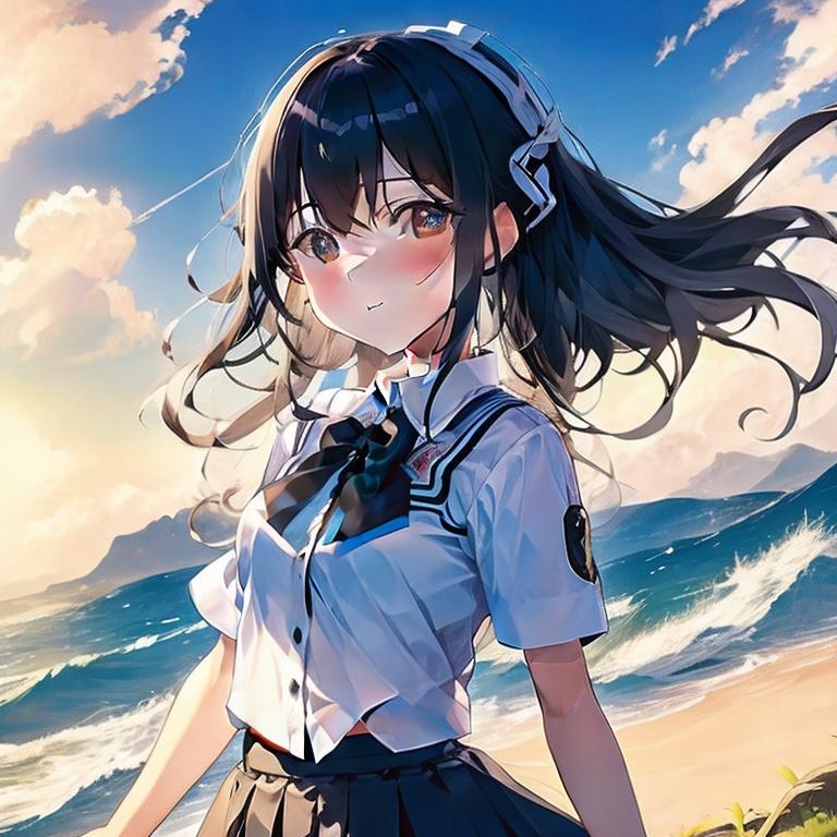 230506_海辺の少女