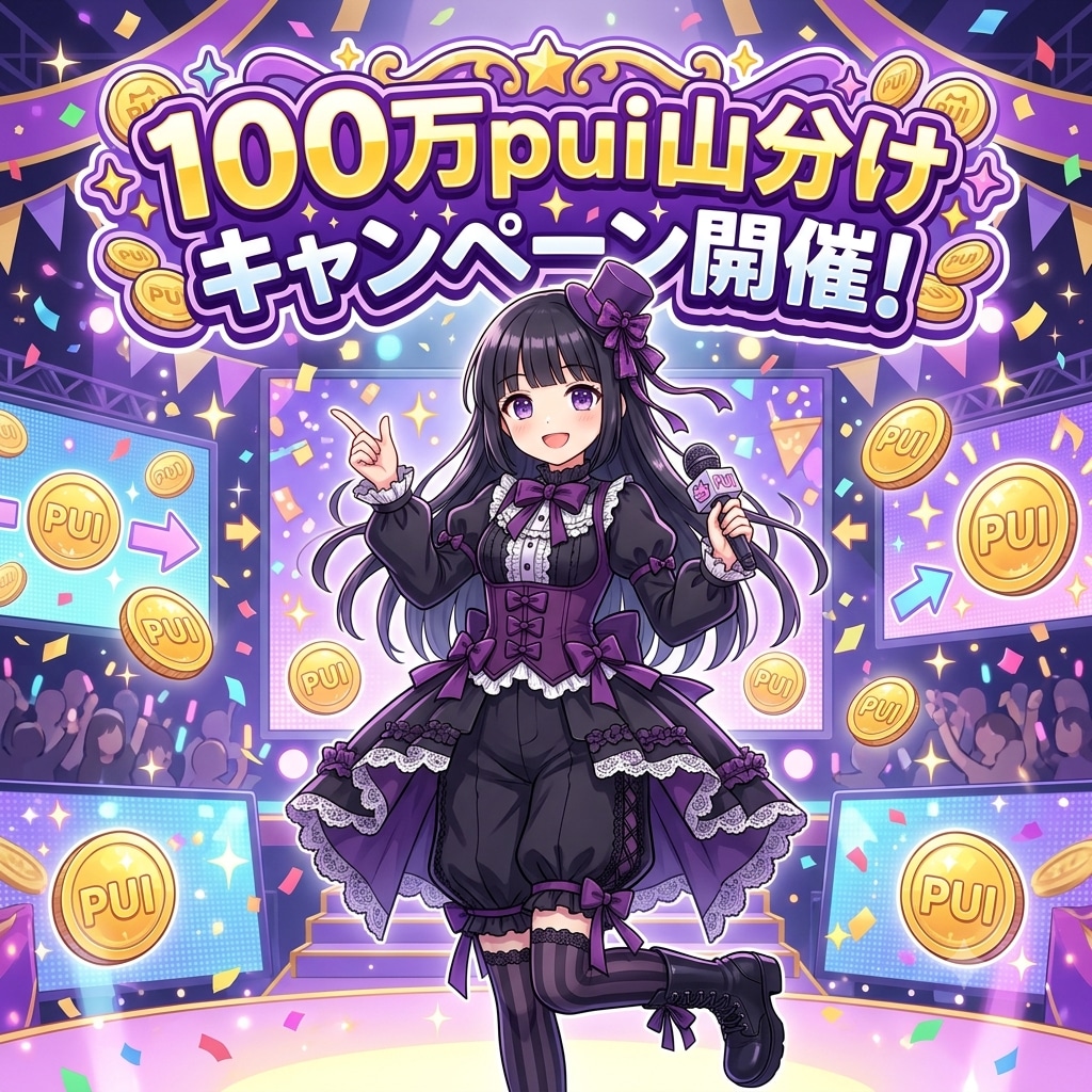 100万pui山分けキャンペーン開催！