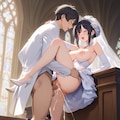 教会の結婚式で性交 7枚目