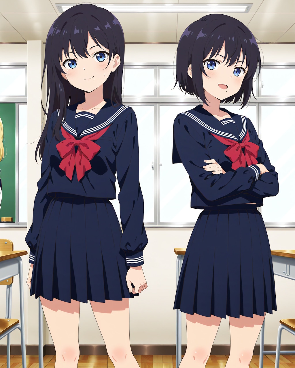 同じクラスの双子姉妹