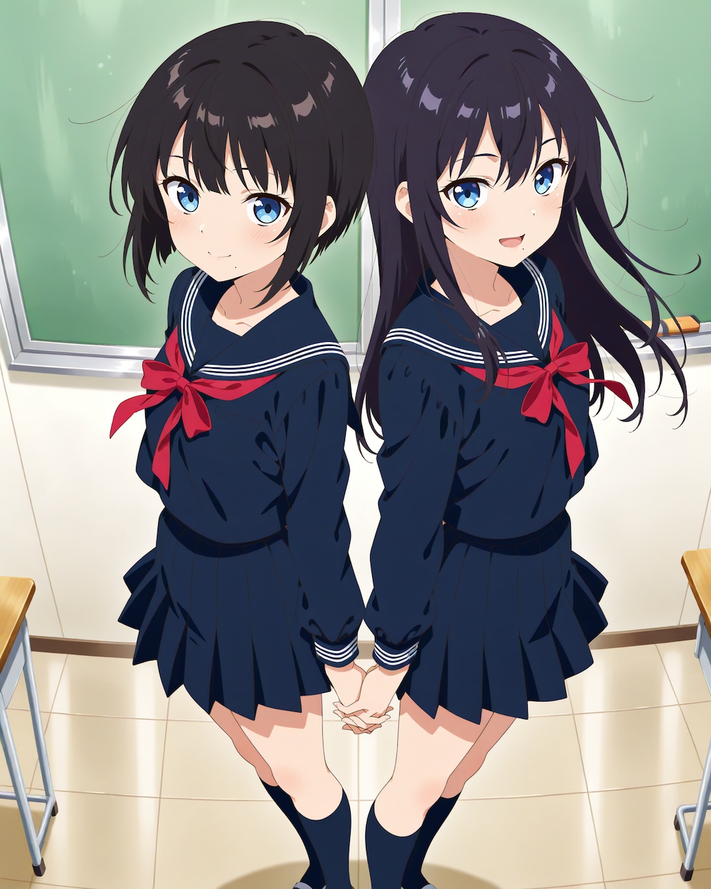 同じクラスの双子姉妹