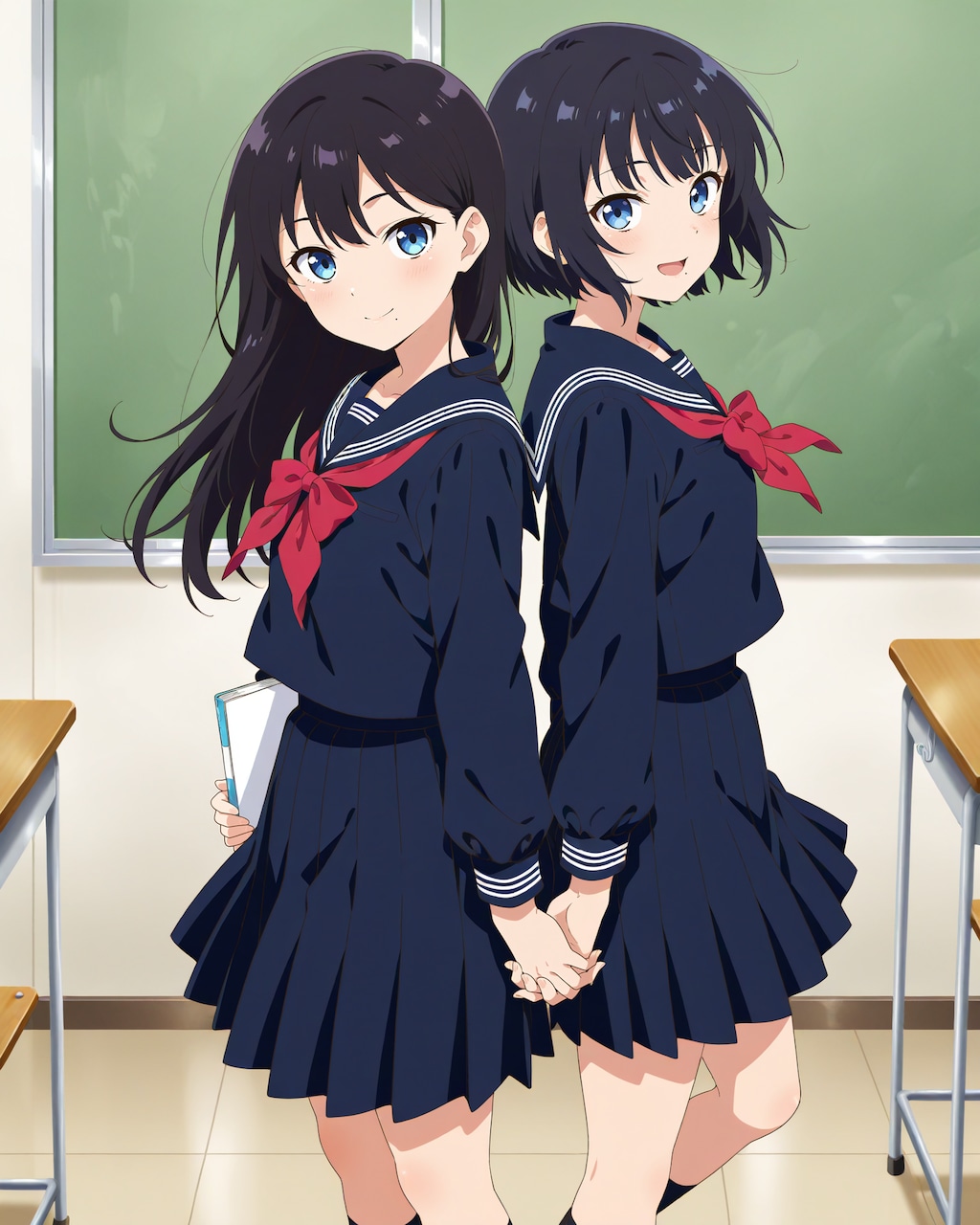 同じクラスの双子姉妹