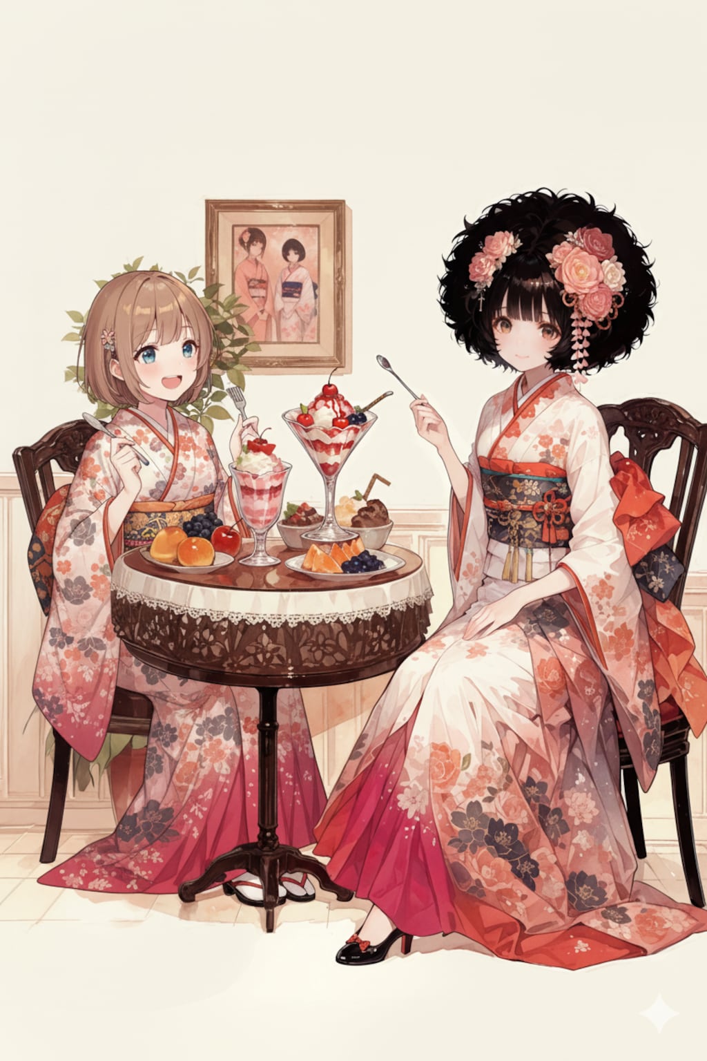 レトロ喫茶でお茶会✨