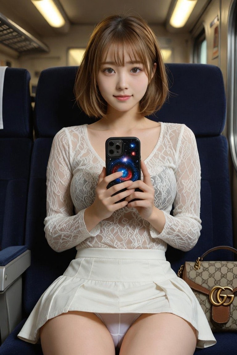 どこ見てるんですかぁ？
