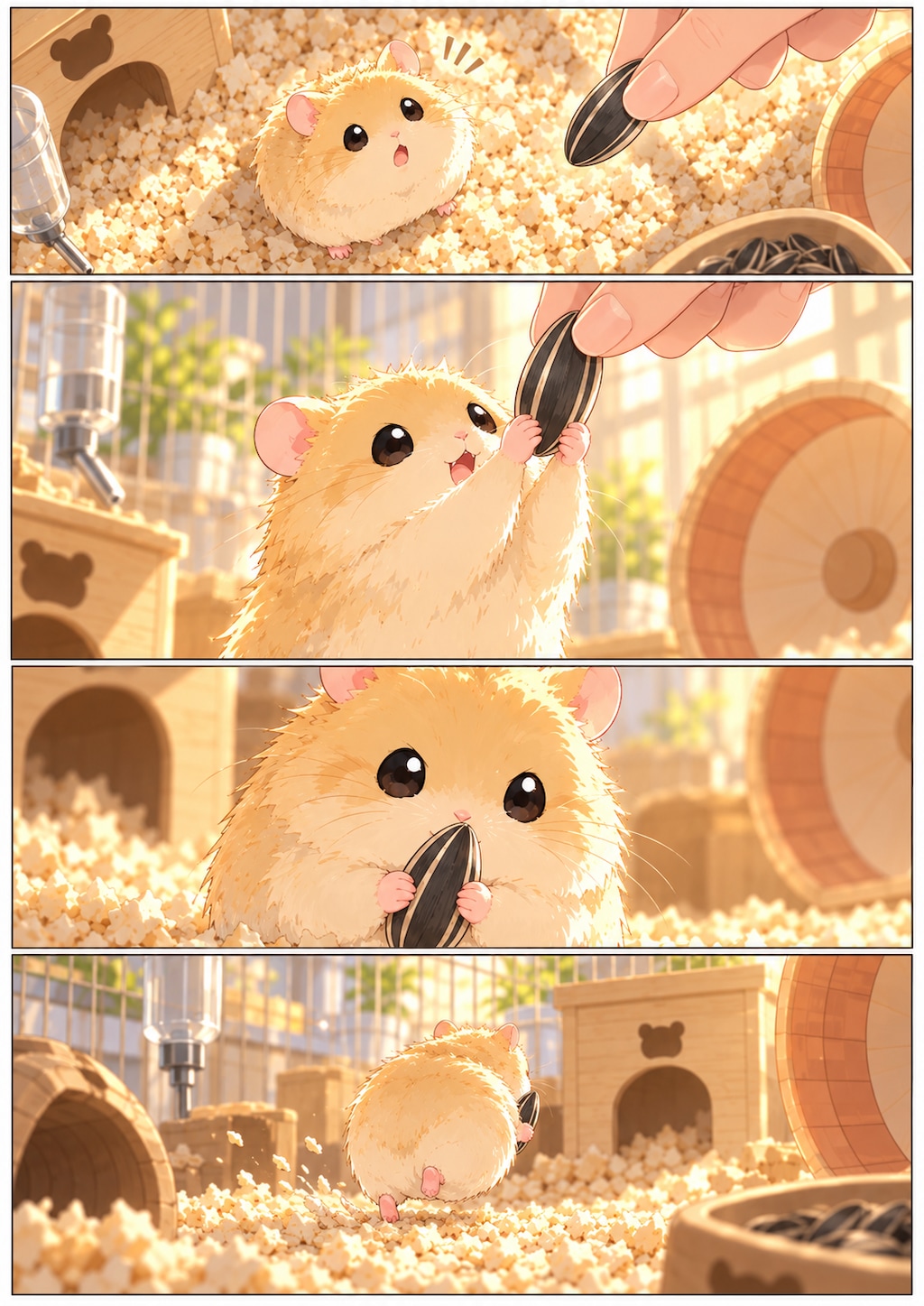 消えたひまわりの種