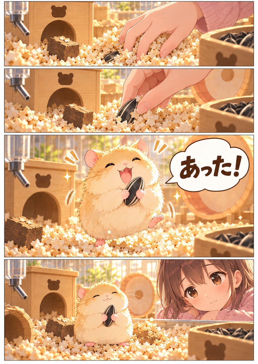 消えたひまわりの種