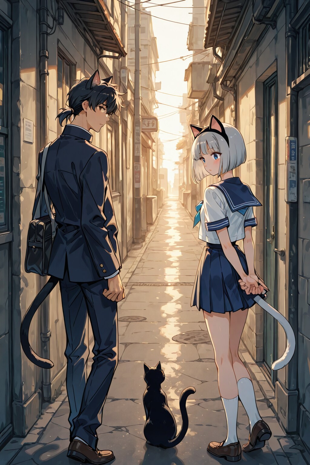 路地裏の猫