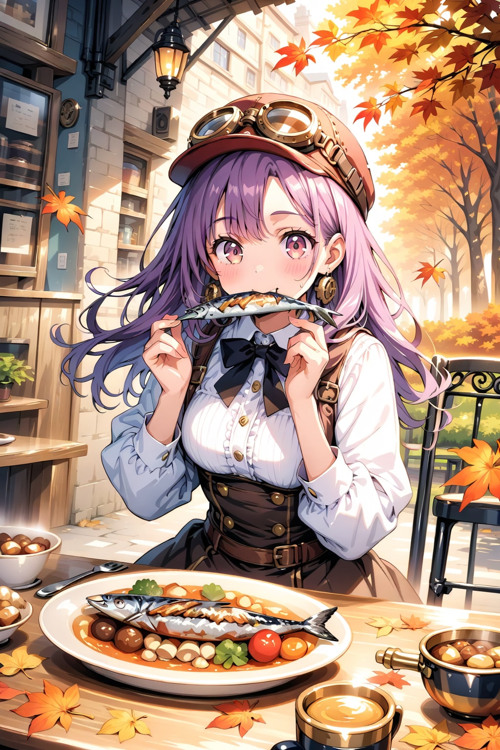 紫髪ちゃん