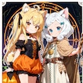 ピナちゃんとケモ神様のハロウィン 5枚目
