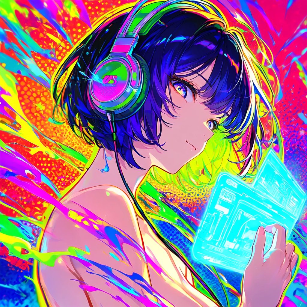 Headphone girl