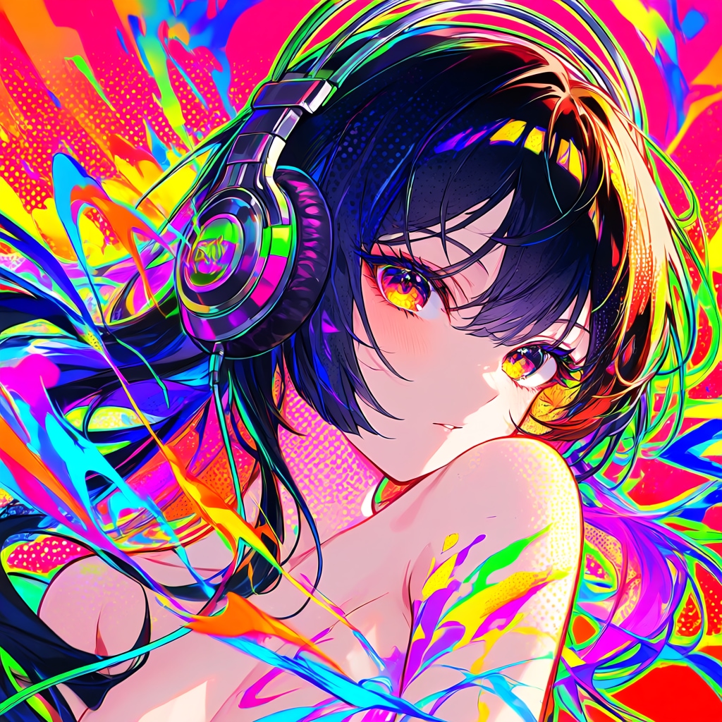 Headphone girl