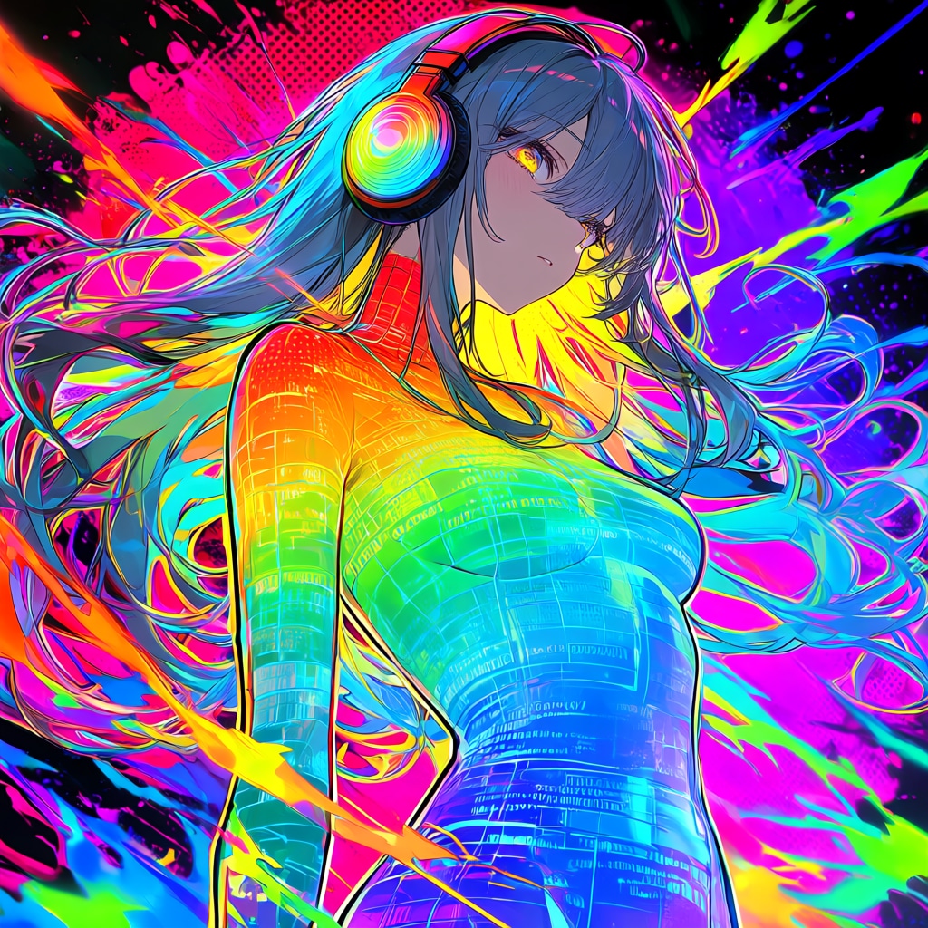 Headphone girl