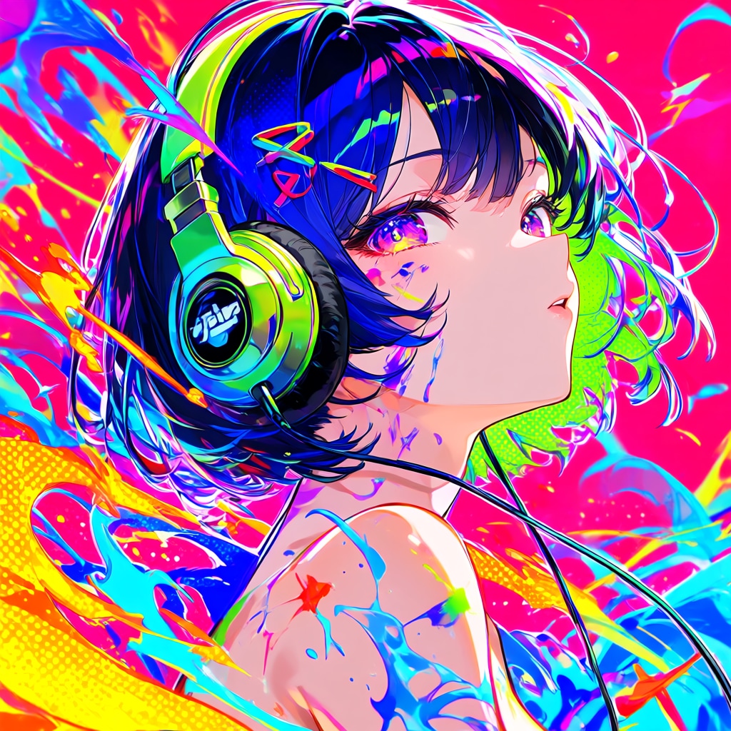 Headphone girl