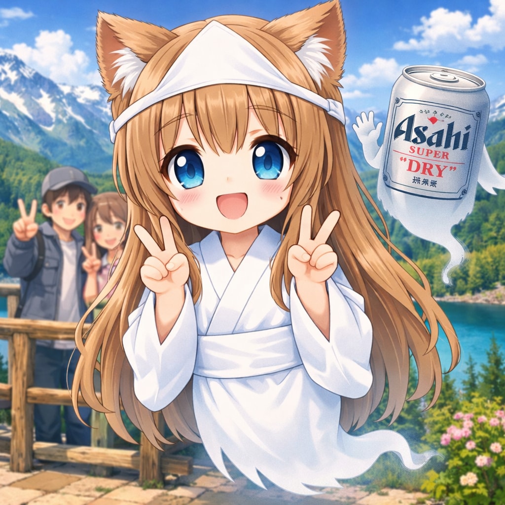 心霊写真の幽霊な小さな女の子