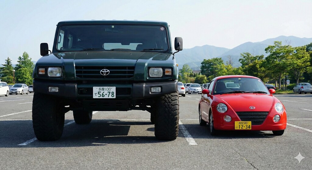 同じ日本車です