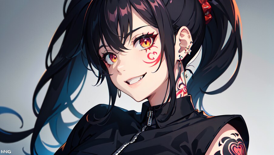 にやり😁