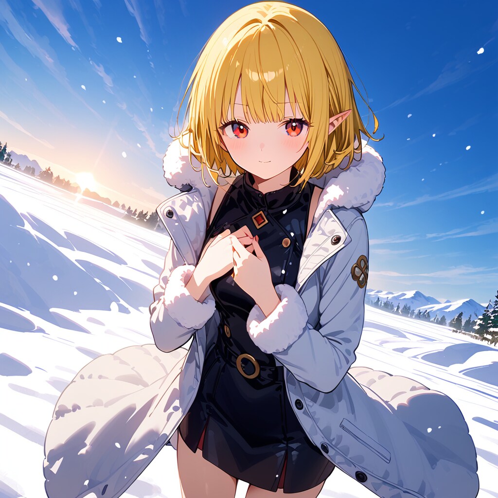金髪エルフさん③