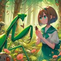 カマキリと女の子★(12枚) 10枚目