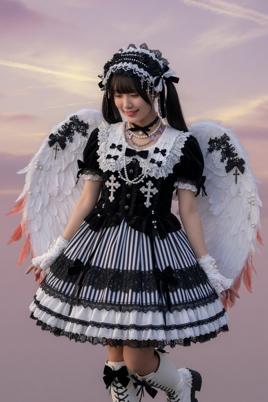 空から来た、黒い天使　別バージョン