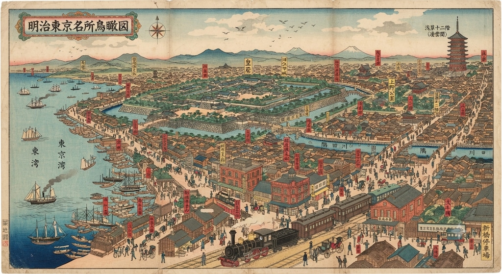 明治東京名所俯瞰図