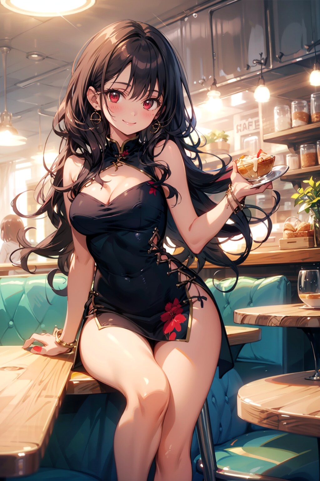 チャイナ服の店員さん