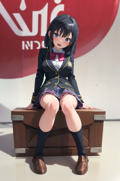 お座りフィギュア | の人気AIイラスト・グラビア