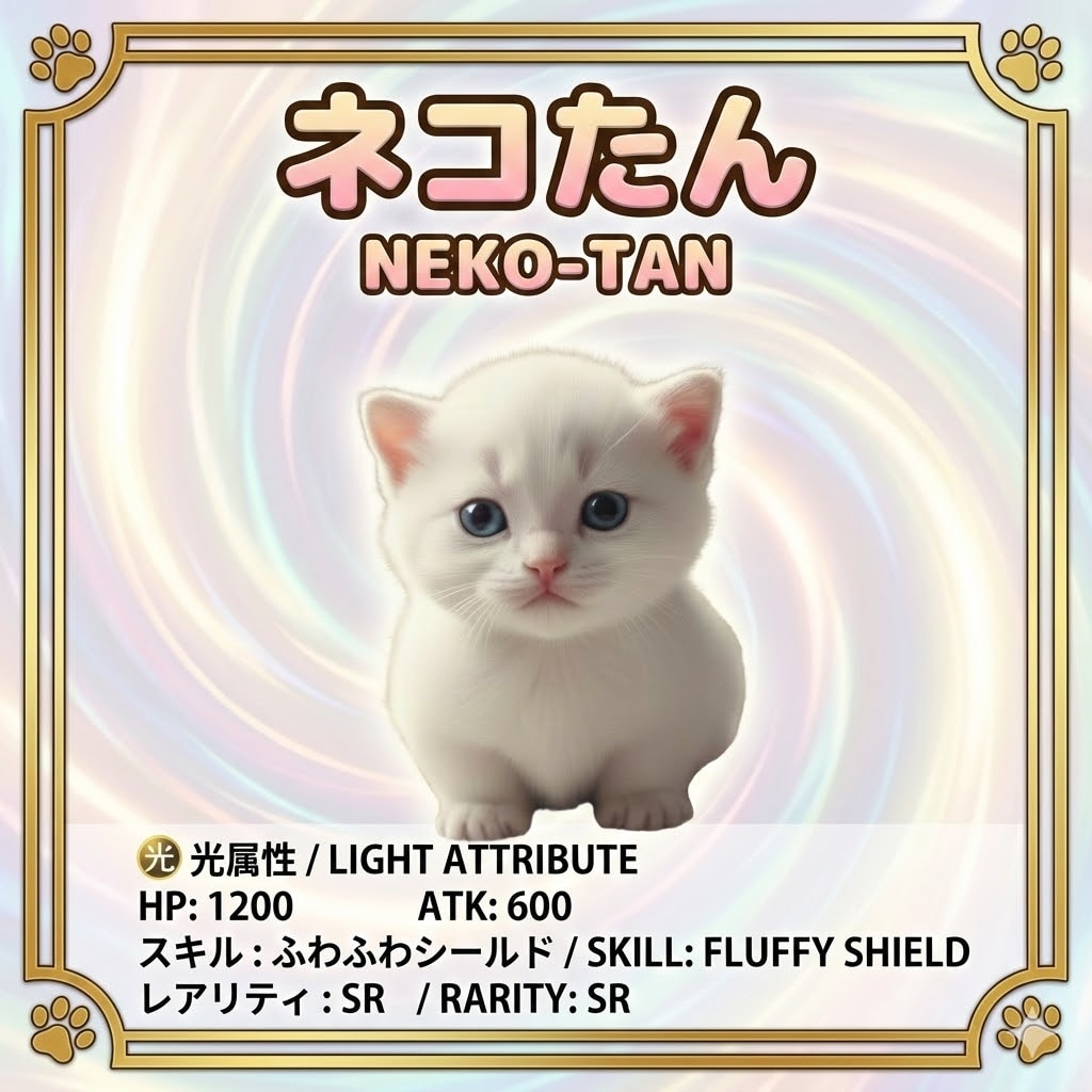 ネコたんのトレカ