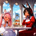 ロリィタお茶会狐娘 2枚目