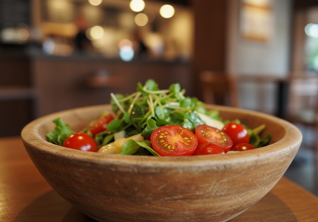 前菜のプチトマトサラダ