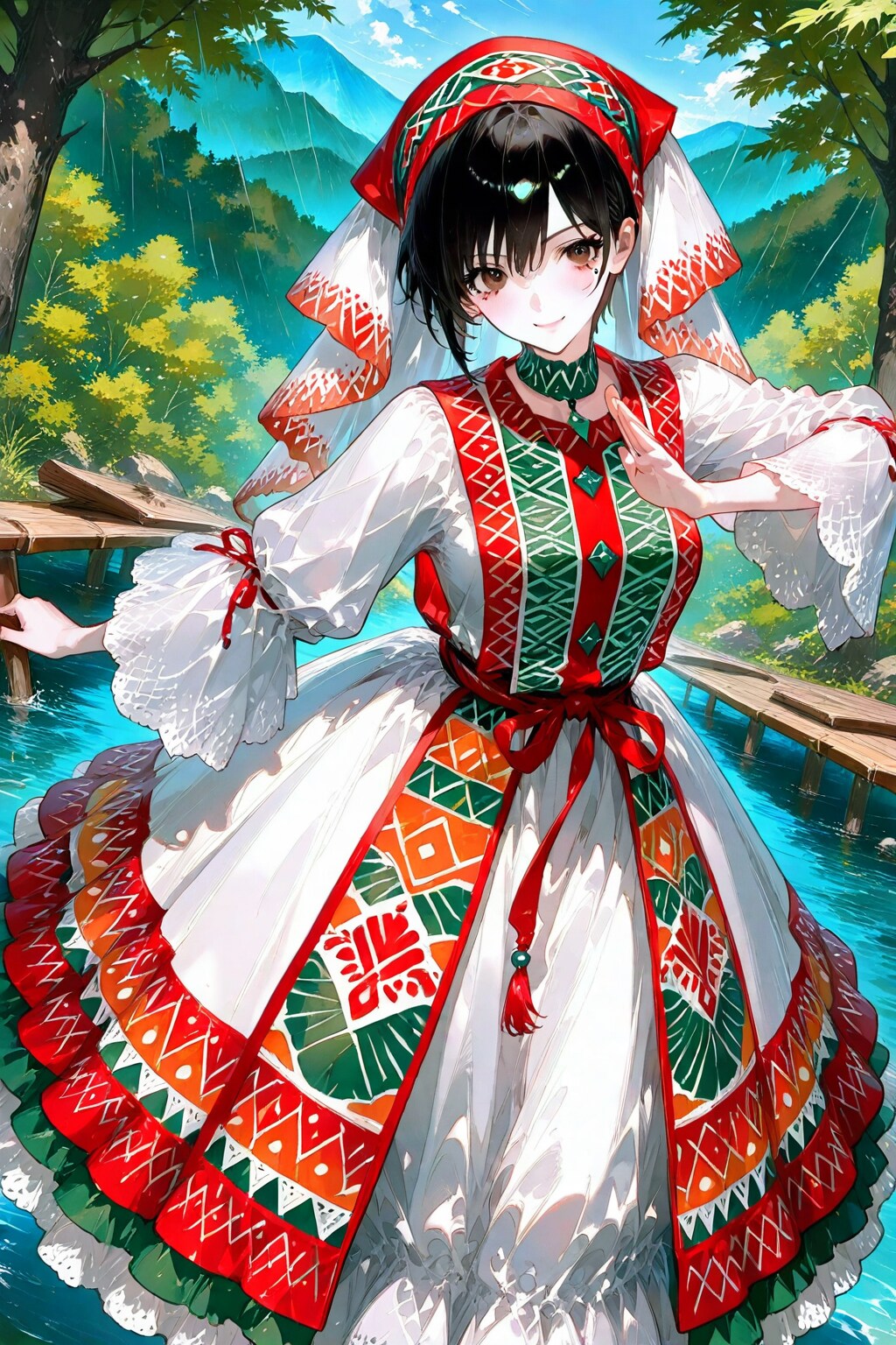 コト/スリナムの民族衣装 | の人気AIイラスト・グラビア