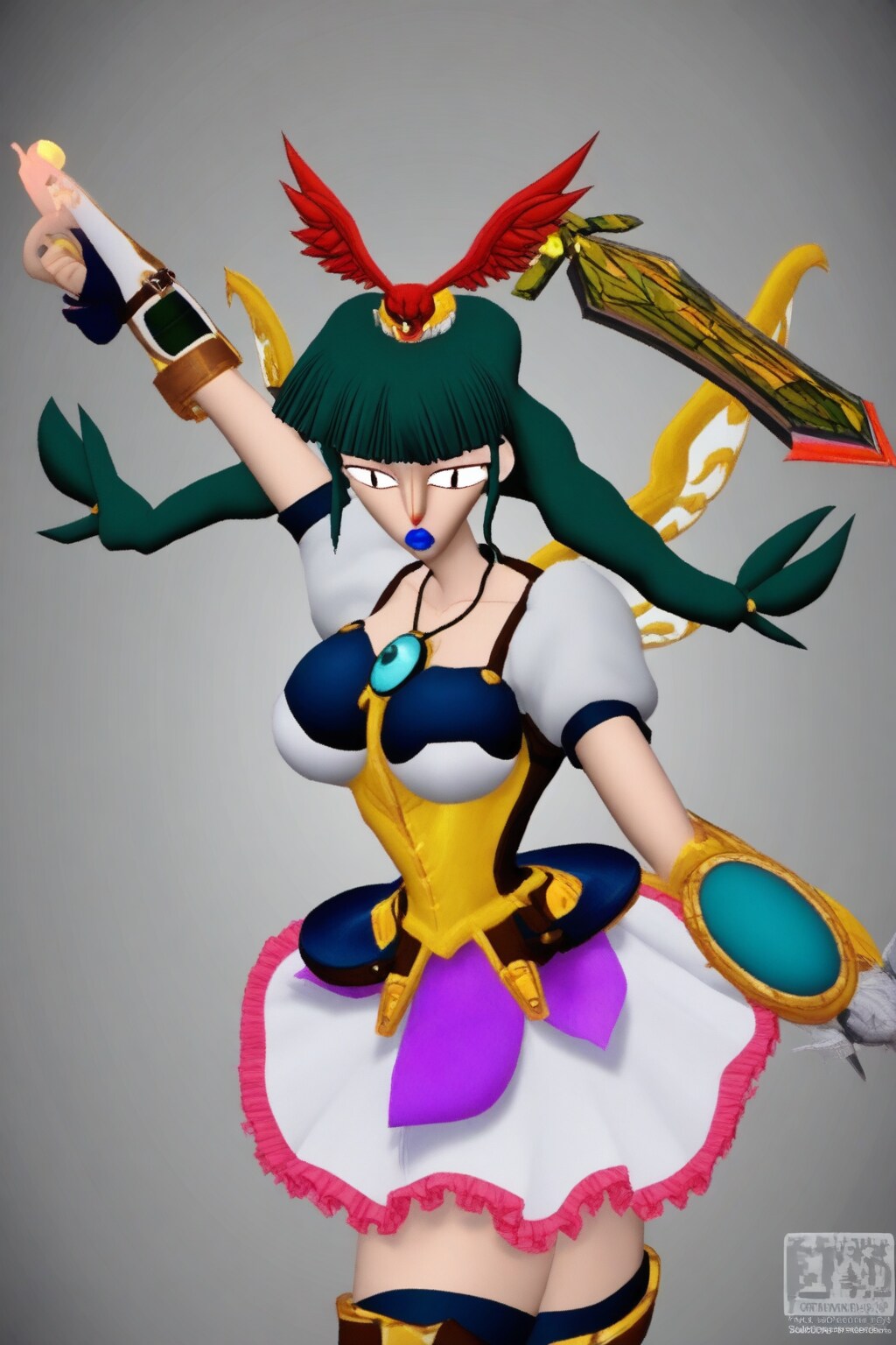 GRYPHONバスターちゃん参上 | の人気AIイラスト・グラビア